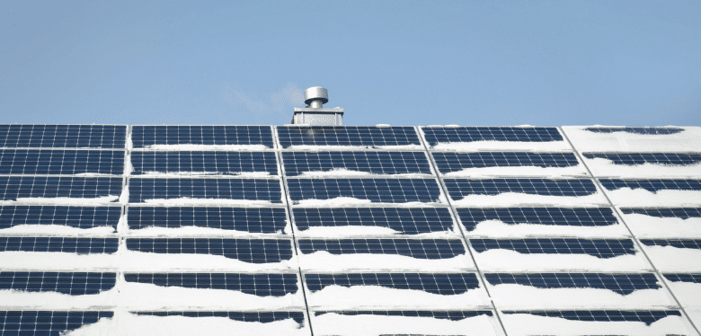 rendement et production des panneaux solaires en période hivernale